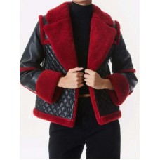 Women’s Aviator Pilot Style B3 Shearling Jacket